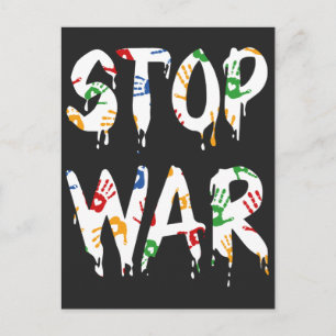 Cartão Postal Fique com a camiseta da Ucrânia, Ucrânia