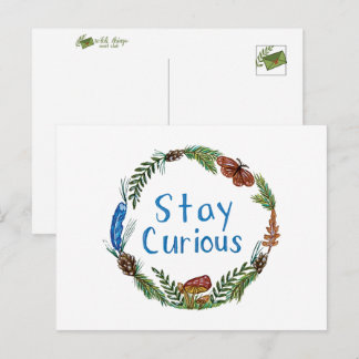 Cartão Postal Fique Curioso