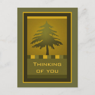 Cartão postal Fir Tree
