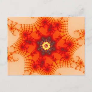 Cartão Postal Fire Web - Arte Fractal