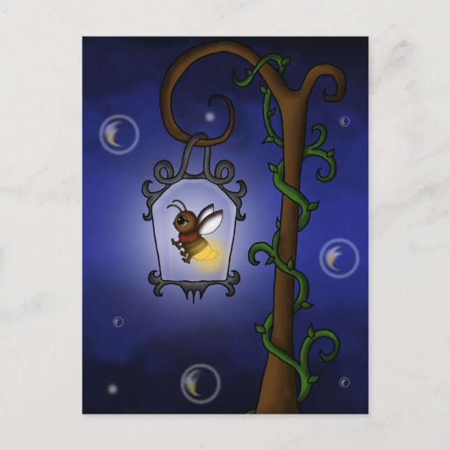 Cartão Postal Firefly fofo (Frente)
