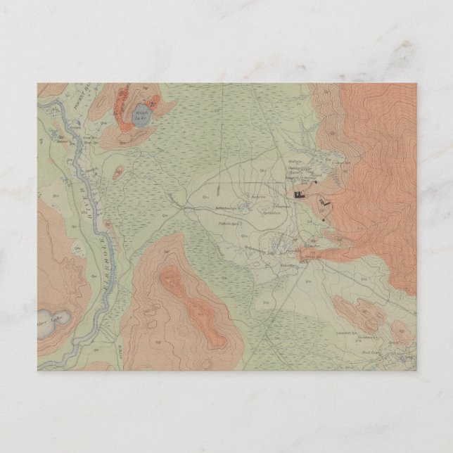 Cartão Postal Firehole Geyser Basin (Frente)