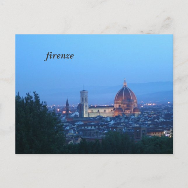Cartão Postal firenze (Frente)