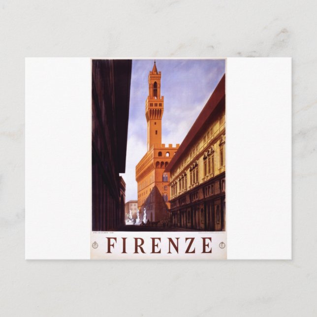 Cartão Postal Firenze (Frente)