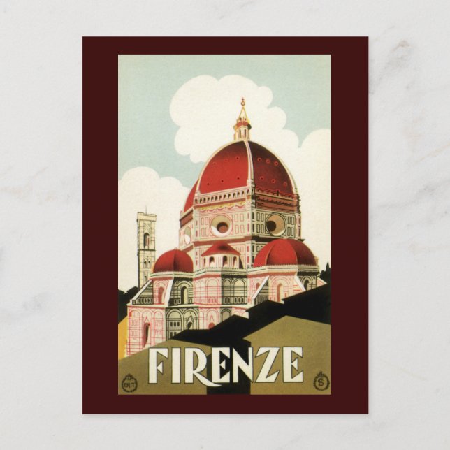 Cartão Postal Firenze (Frente)