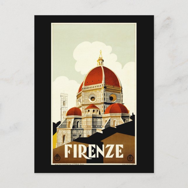 Cartão Postal Firenze (Frente)