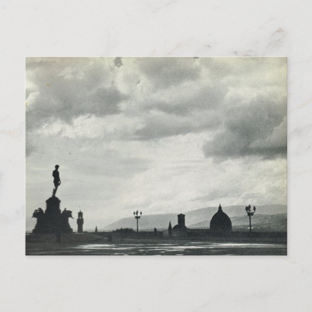 Cartão Postal Firenze, Florença, Piazzale Michelangelo (Frente)
