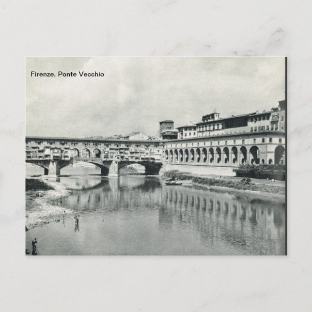 Cartão Postal Firenze,Florença,   Ponte Vecchio (Frente)