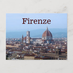 Cartão Postal Firenze Florence Itália