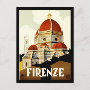 Cartão postal Firenze Itália Impressão Saudações