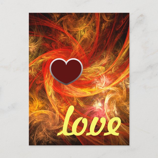 Cartão postal Firestorm Love (Frente)