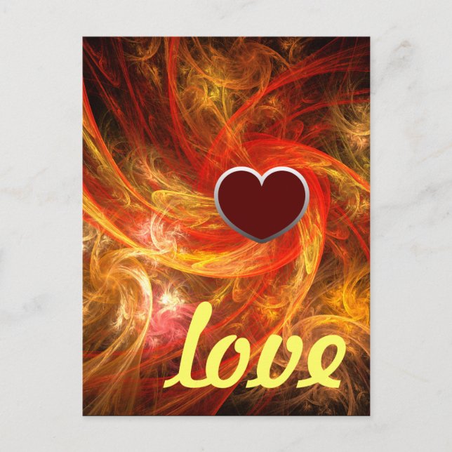 Cartão postal Firestorm Nova Love (Frente)