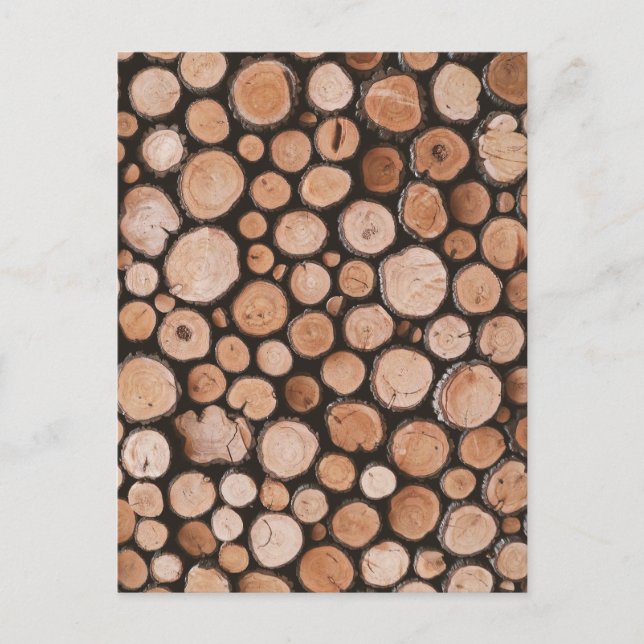 Cartão Postal Firewood Logs      (Frente)