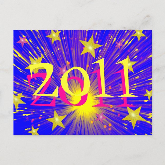 Cartão postal Firework '2011' (Frente)