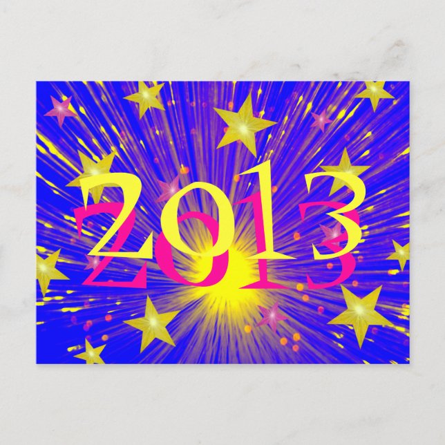 Cartão postal Firework '2013' (Frente)