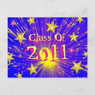 Cartão postal Firework 'Class of 2011'