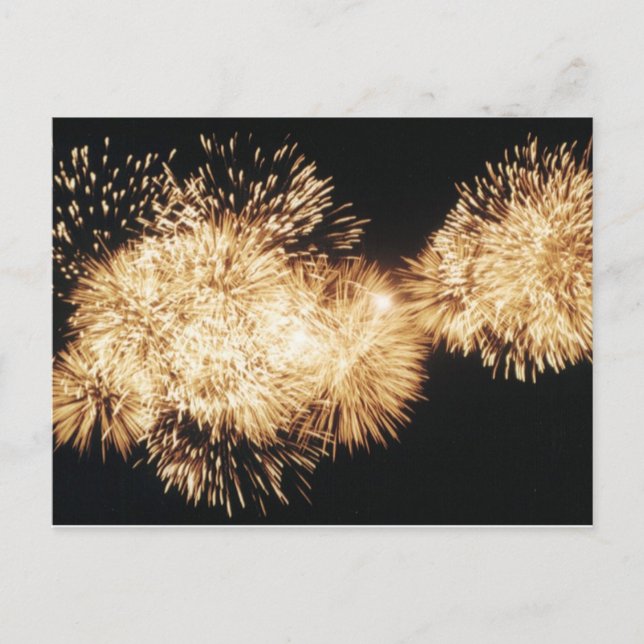 Cartão postal Fireworks (Frente)