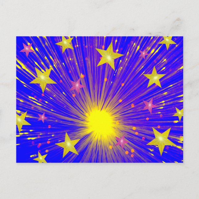 Cartão postal Fireworks (Frente)