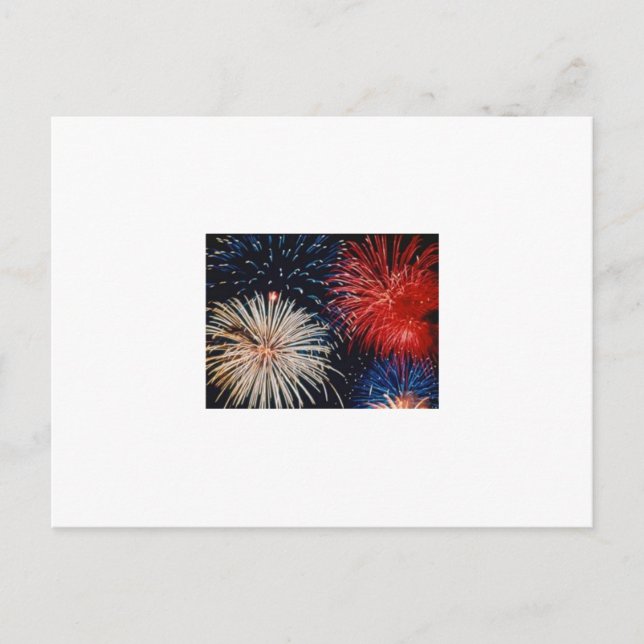 Cartão Postal Fireworks (Frente)
