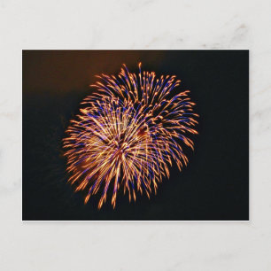 Cartão Postal Fireworks