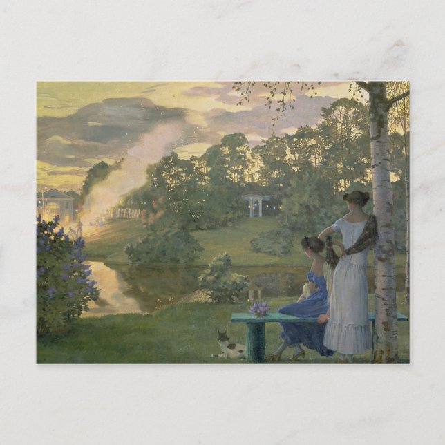 Cartão Postal Fireworks, 1922 (Frente)