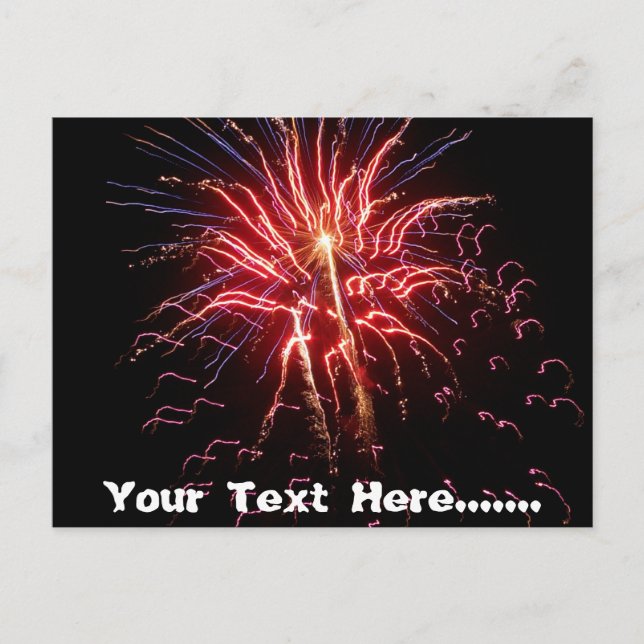 Cartão Postal Fireworks 2 (Frente)