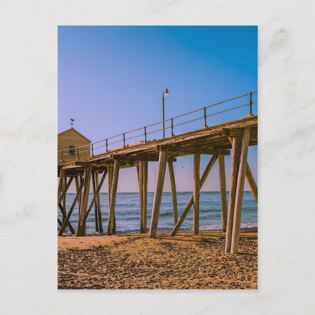 Cartão Postal First Ave Pier, Belmar, NJ (Frente)