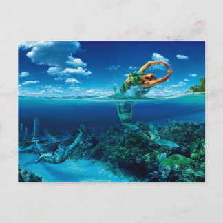 Cartão Postal Fische - Postkarte