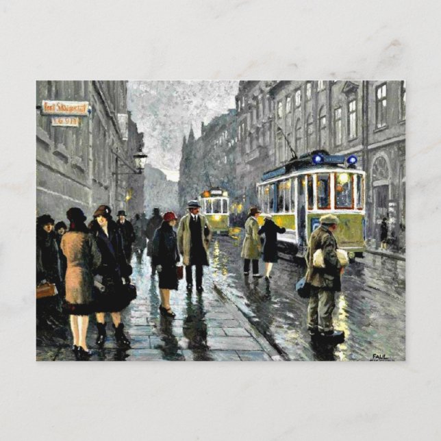 Cartão Postal Fischer - Bredgade, Copenhaga (Frente)