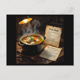 Cartão Postal Fish head soup caribbean