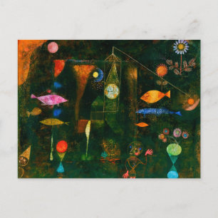 Cartão Postal Fish Magic by Paul Klee (1925)