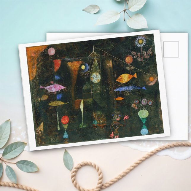 Cartão Postal Fish Magic, Paul Klee 1925 (Criador carregado)