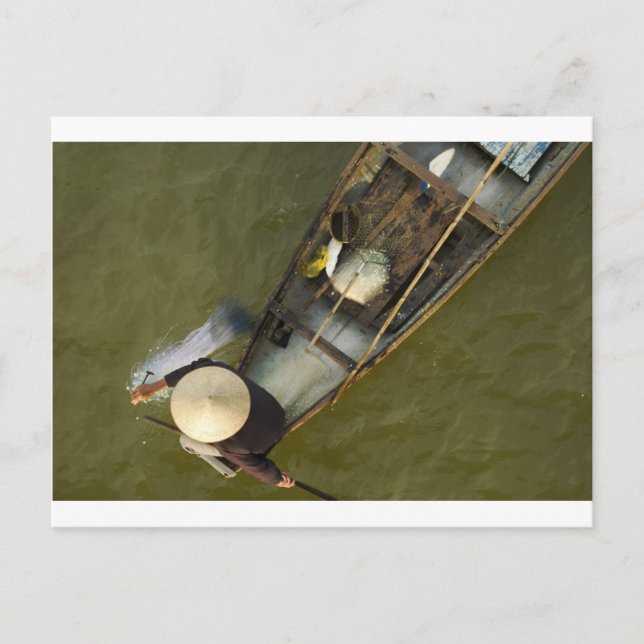 Cartão Postal Fisher na Ásia de cima (Frente)