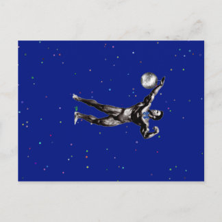 Cartão Postal fisiculturista gosta de discoteca