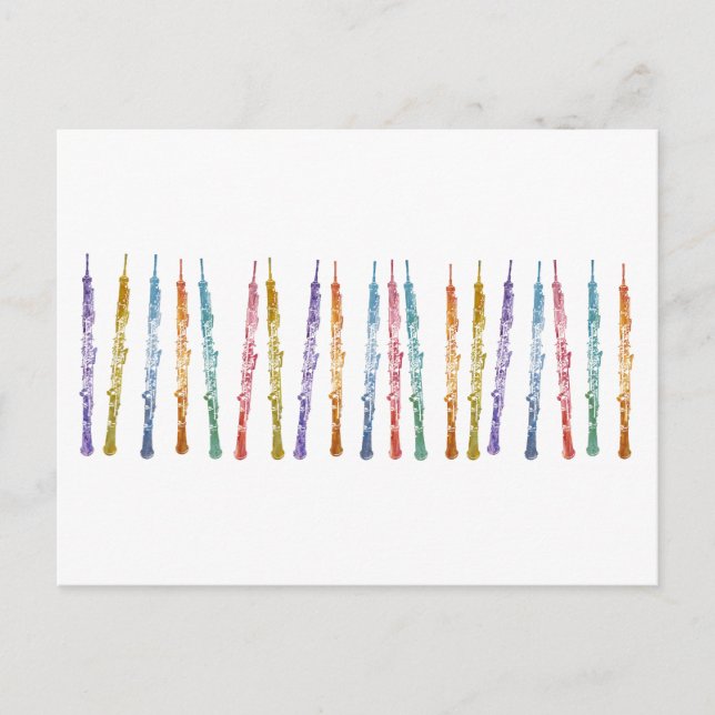 Cartão Postal Fita de Oboes (Frente)