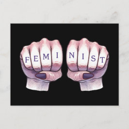 Cartão Postal Fitas Feministas