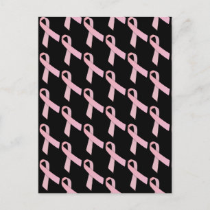 Cartão Postal Fitas Rosa Padrão com Telas