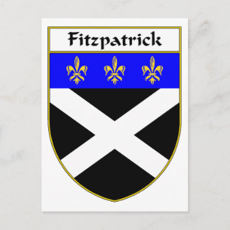 Cartão Postal Fitzpatrick Casaco de Armas/Proteção da Família