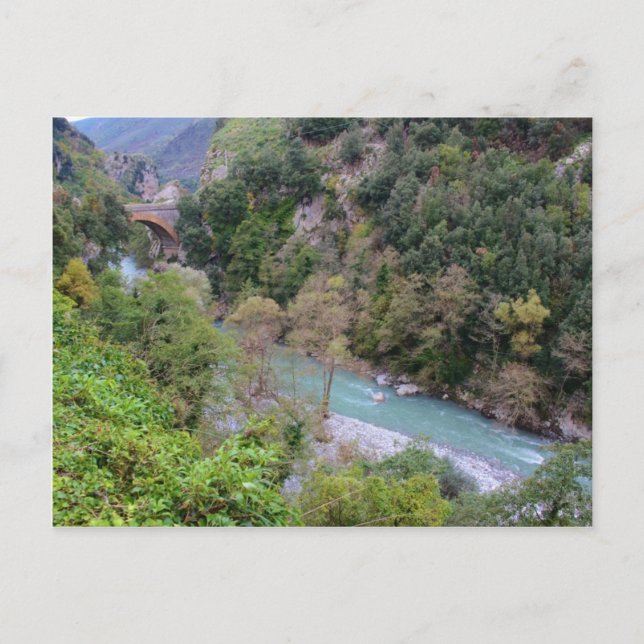 Cartão Postal Fiume Lao perto de Papasidero (Frente)