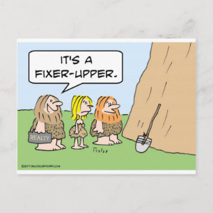 Cartão Postal fixador de realeador caverna superior