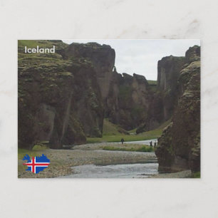 Cartão Postal Fjaðrárgljúfur, Sudeste da Islândia