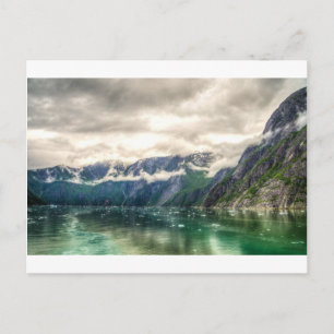Cartão Postal Fjord de Tracy Arm no Alasca
