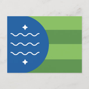 Cartão Postal Flag of Bellingham, Washington Postcard