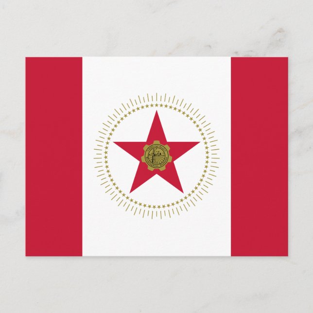 Cartão Postal Flag of Birmingham, Alabama (Frente)