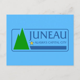 Cartão Postal Flag of Juneau, Alaska Postcard