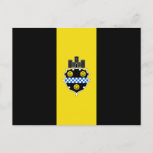 Cartão Postal Flag of Pittsburgh (Cartão-postal da Pensilvânia)