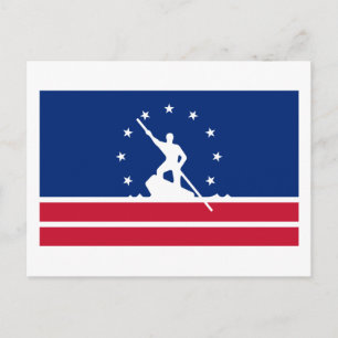 Cartão Postal Flag of Richmond, Virginia Postcard