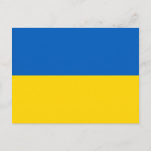 Cartão Postal Flag of Ukraine