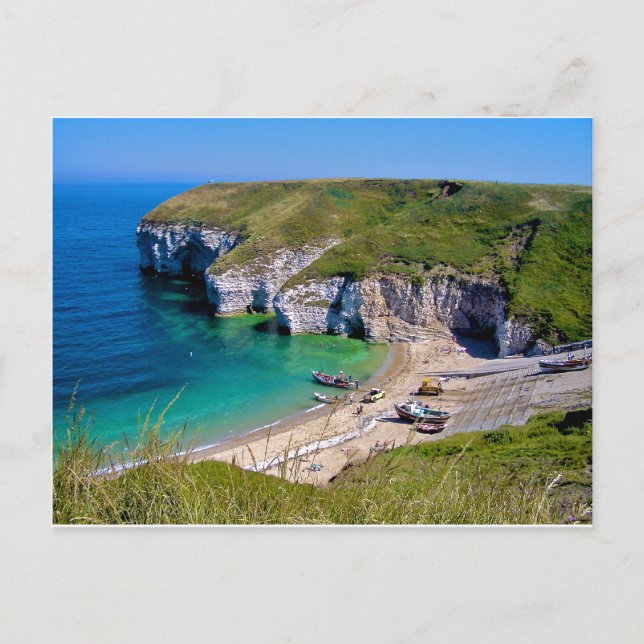 Cartão Postal Flamborough, North Landing (Frente)