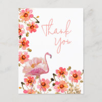 Flamingle Floral Obrigado
